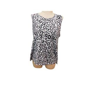 Chico's Size XL (3) Leopard Print Smooth STRETCH Tank Style Top
